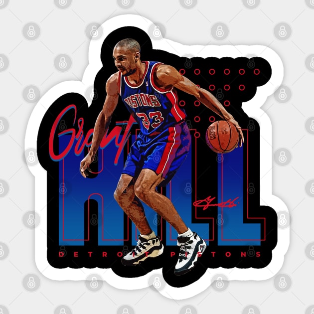 Grant Hill Sticker by Juantamad